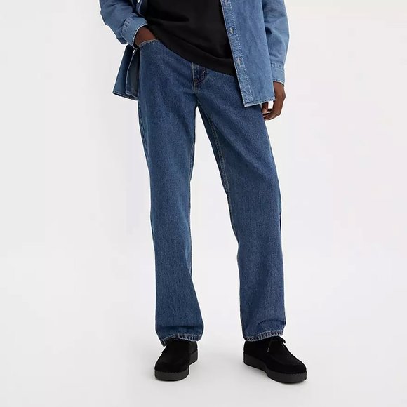 Levi's 505 Jeans Dark Stone Wash W33 x L32 - Picture 8 of 9